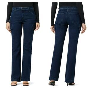 Joe’s Jeans $198 Frankie Cargo High Rise Bootcut Jeans Dime Wash 26 NEW
